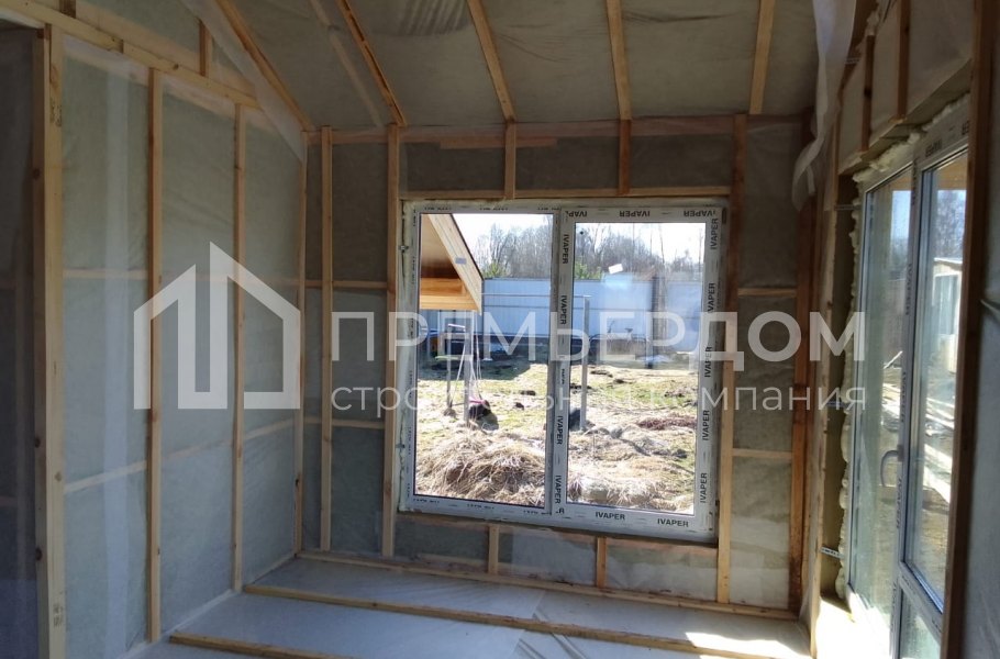 Фото со стройплощадок - Дом по проекту К-25