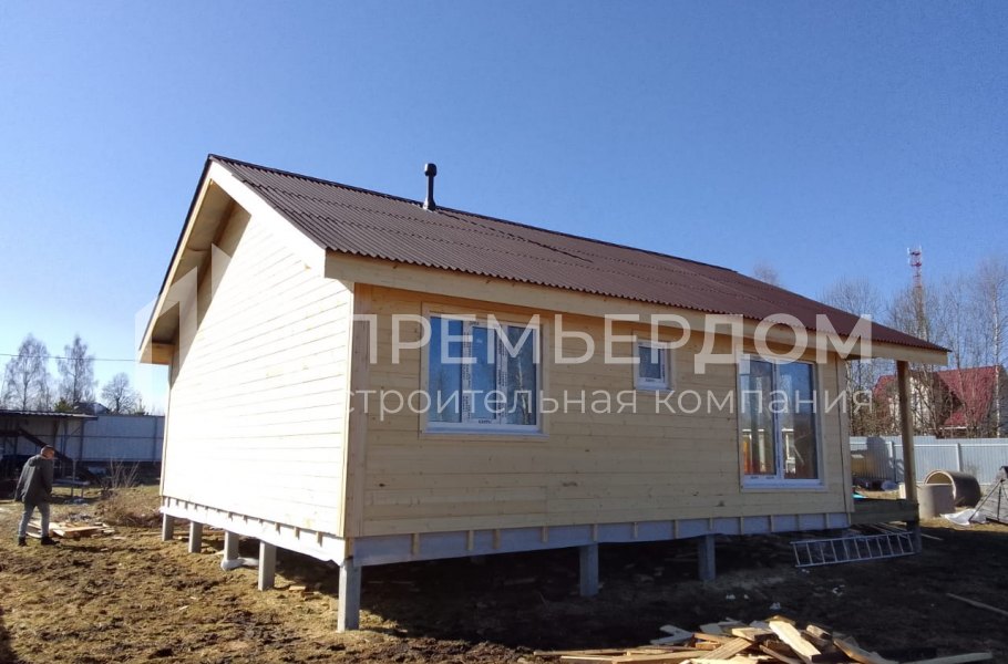 Фото со стройплощадок - Дом по проекту К-25