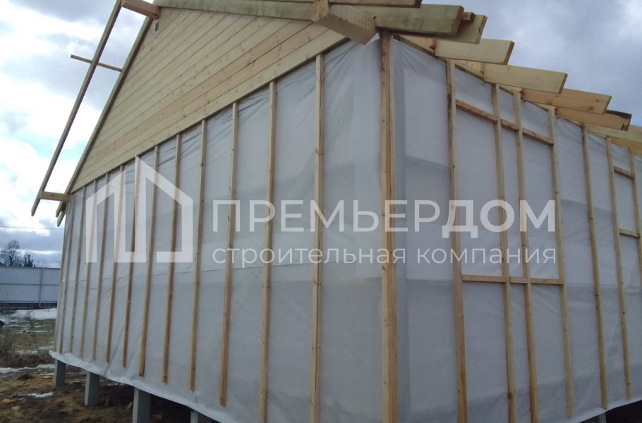 Фото со стройплощадок - Дом по проекту К-25