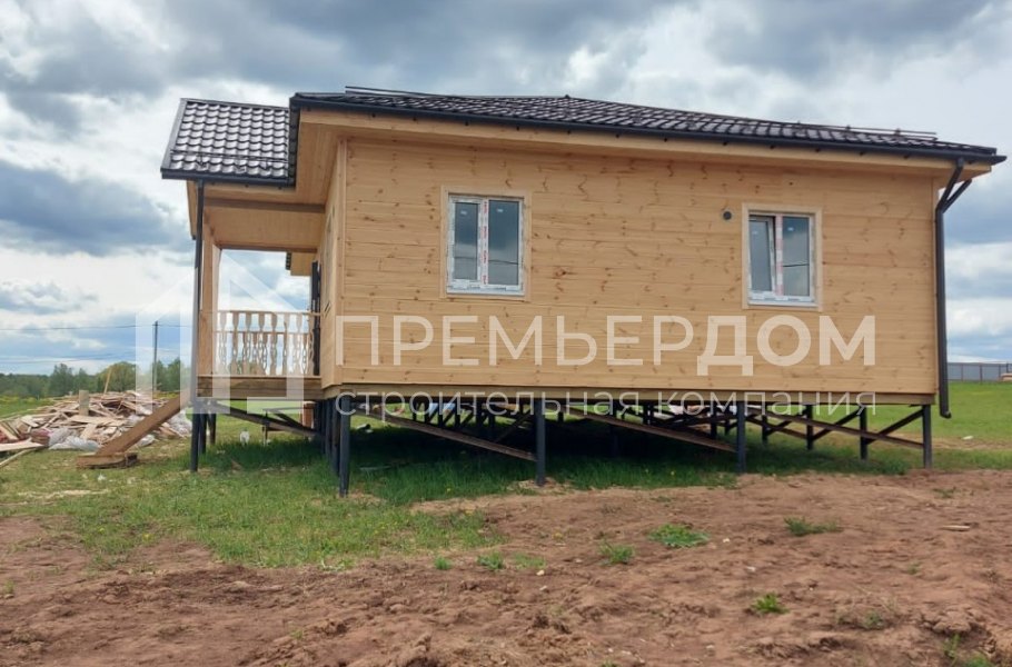 Фото со стройплощадок - Каркасный дом 10×12 м.