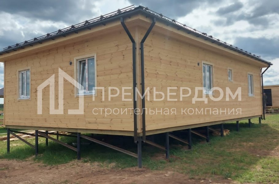 Фото со стройплощадок - Каркасный дом 10×12 м.