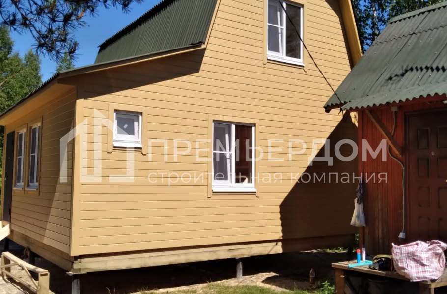 Фото со стройплощадок - Дачный дом по проекту А-11