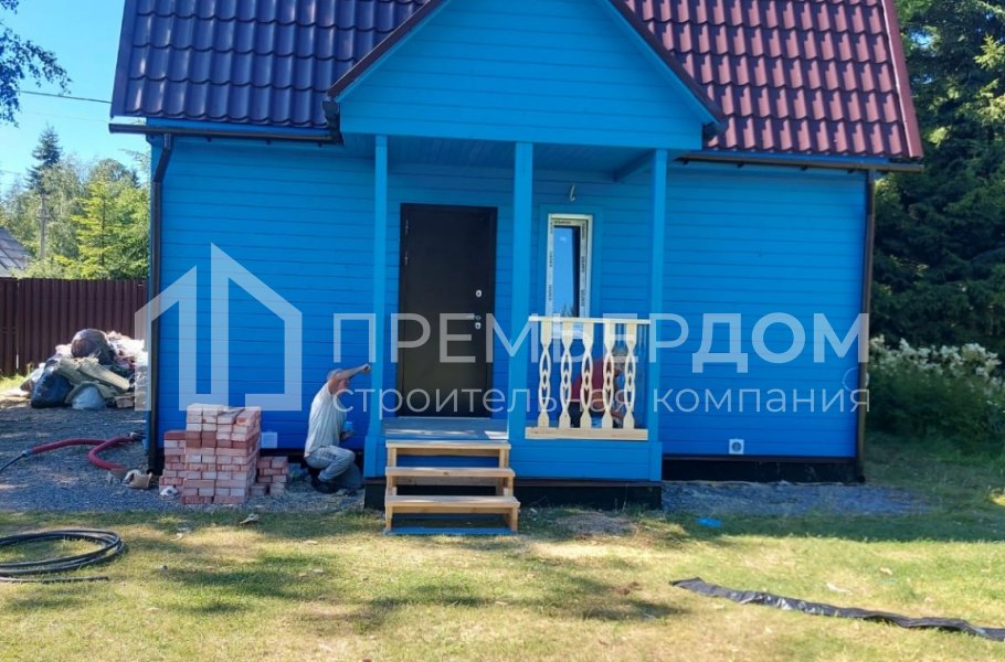 Фото со стройплощадок - Каркасный дом 6х7 м.