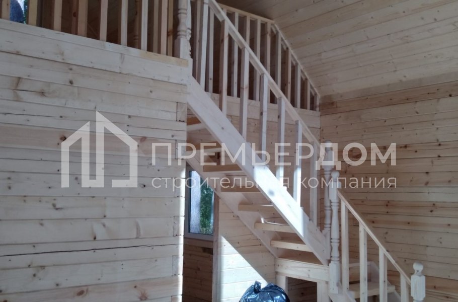 Фото со стройплощадок - Каркасный дом 6×8 м.