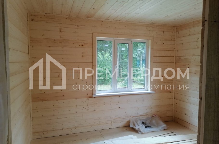 Фото со стройплощадок - Каркасный дом 8х11 м.