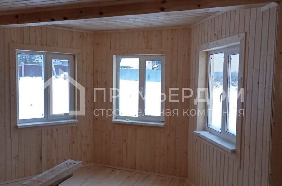 Фото со стройплощадок - Баня по проекту БК-25 