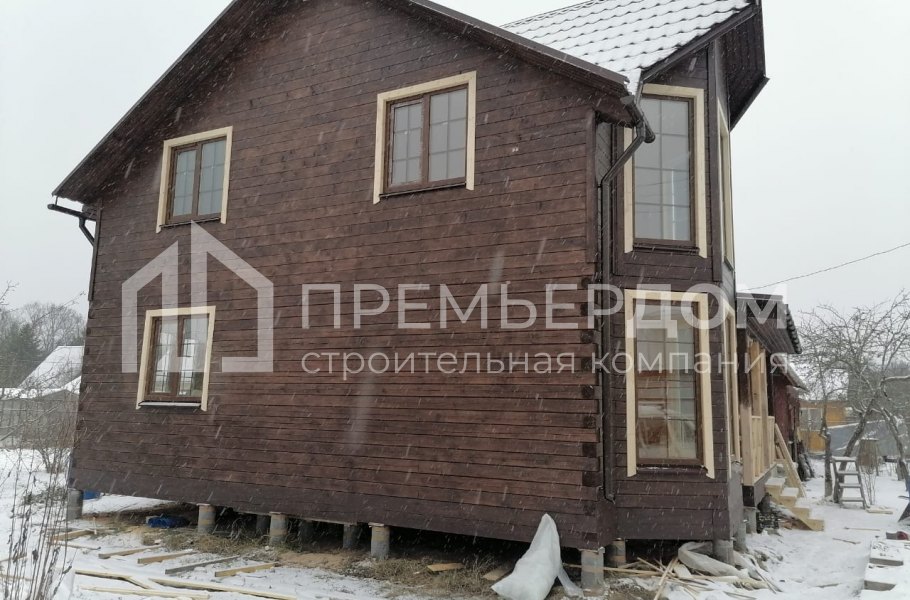 Фото со стройплощадок - Дом по проекту К-24