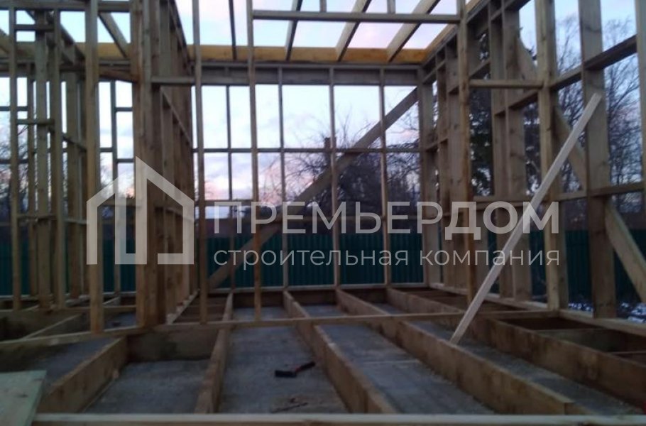 Фото со стройплощадок - Дом по проекту К-1