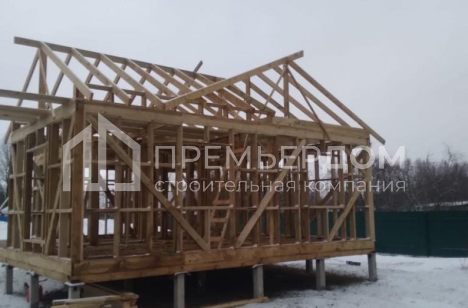 Фото со стройплощадок - Дом по проекту К-1