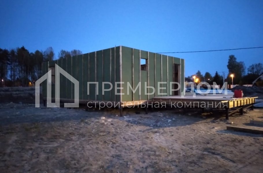 Фото со стройплощадок - Дом по проекту К-19