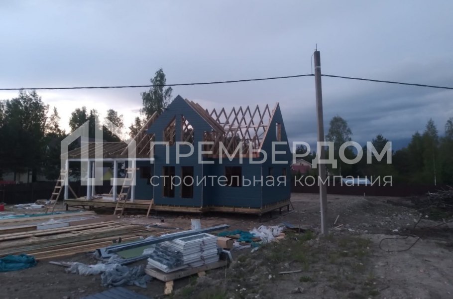 Фото со стройплощадок - Дом по проекту К-19