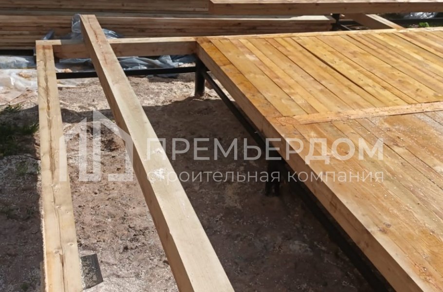 Фото со стройплощадок - Дом по проекту К-105