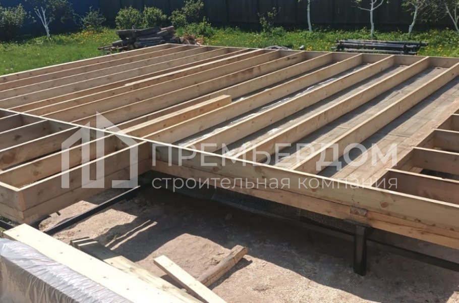 Фото со стройплощадок - Дом по проекту К-105