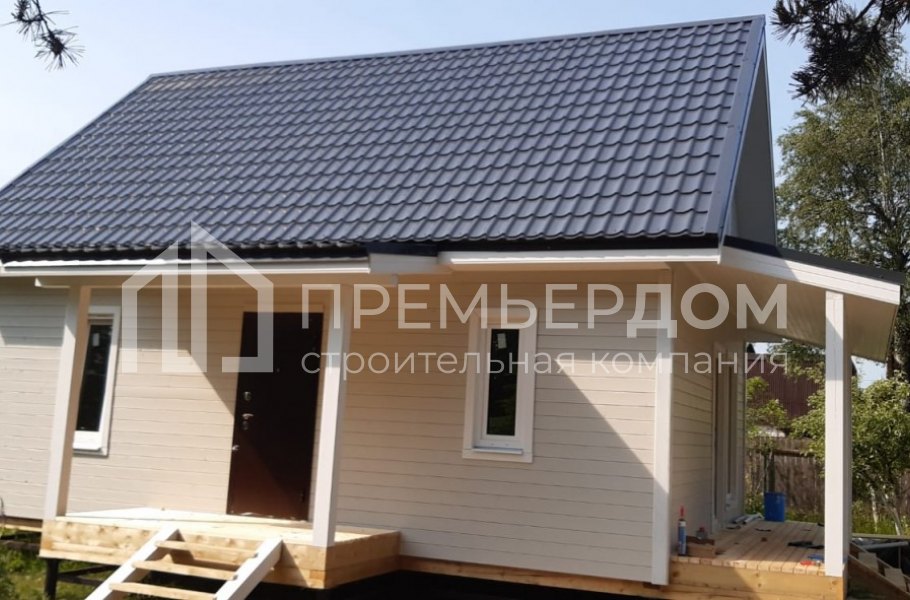 Фото со стройплощадок - Дом по проекту К-105