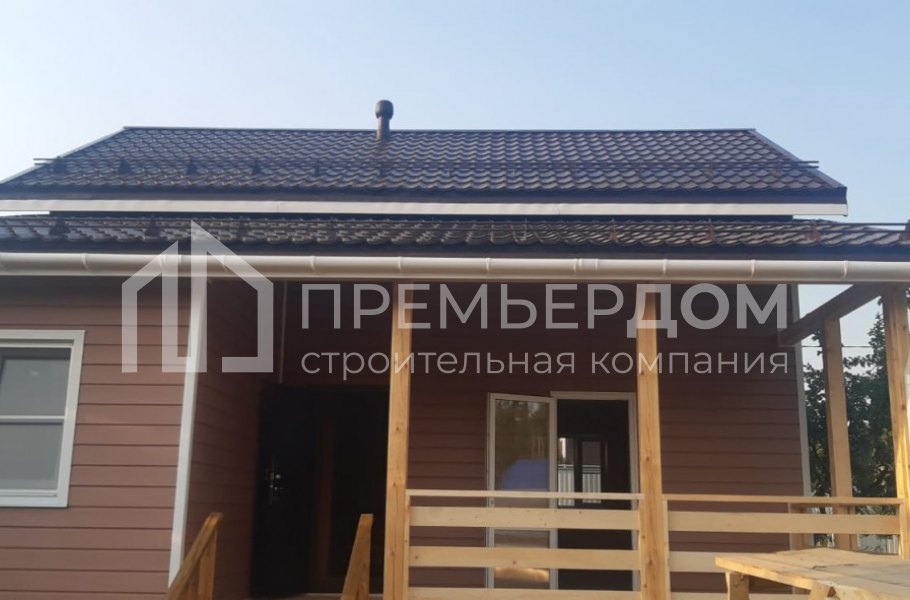 Фото со стройплощадок - Каркасный дом 8х9 м.