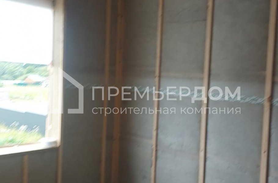 Фото со стройплощадок - Каркасный дом 9х13 м.