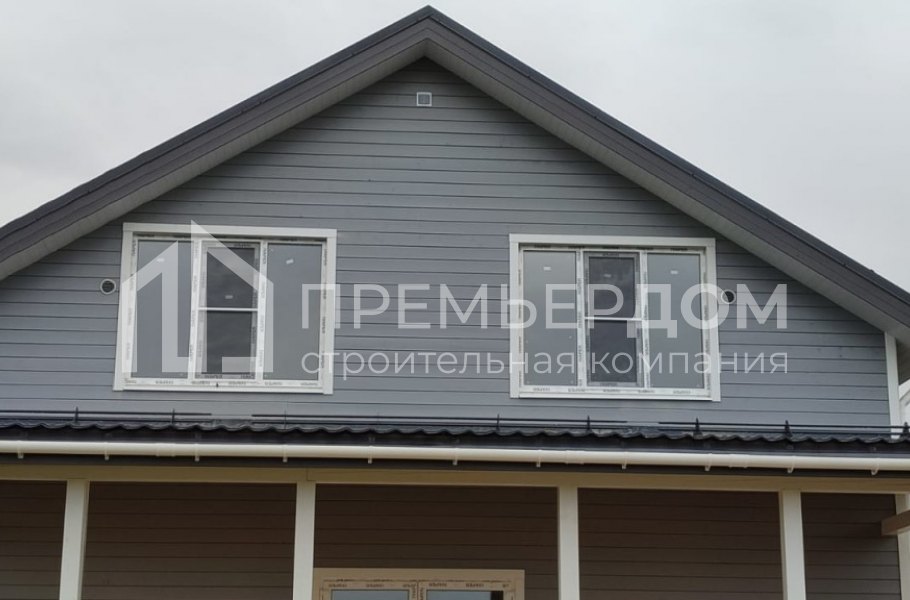 Фото со стройплощадок - Каркасный дом 9х13 м.