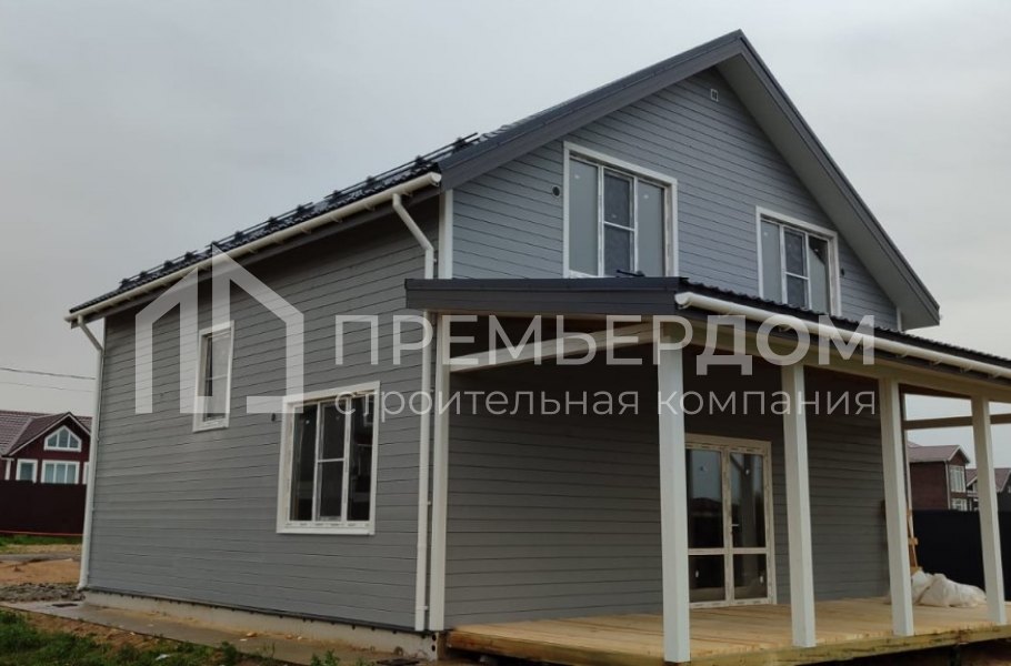 Фото со стройплощадок - Каркасный дом 9х13 м.