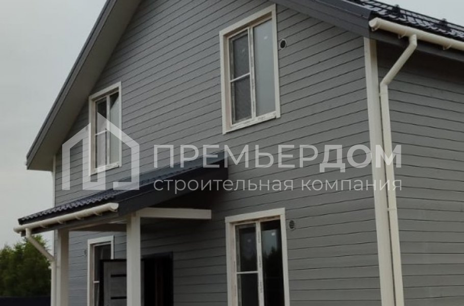 Фото со стройплощадок - Каркасный дом 9х13 м.