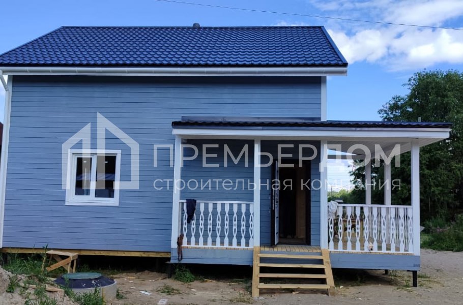 Фото со стройплощадок - Каркасный дом 9х10 м.