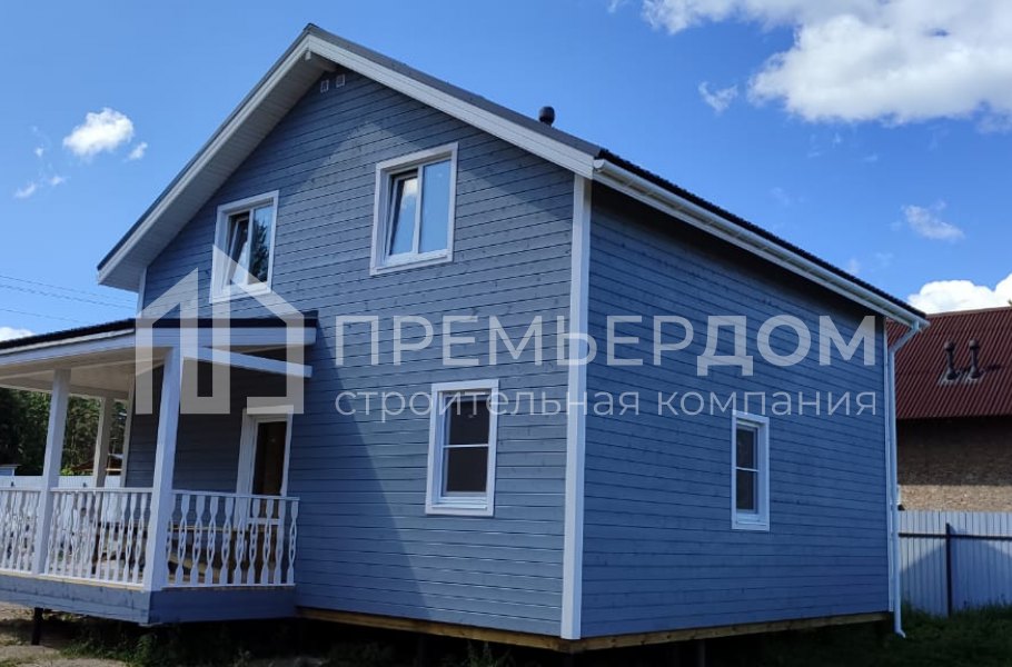 Фото со стройплощадок - Каркасный дом 9х10 м.