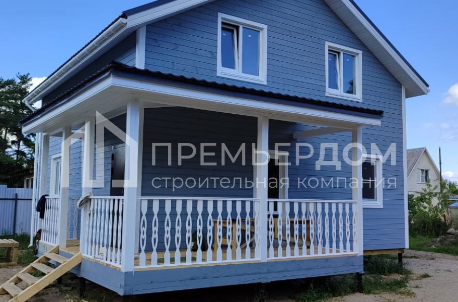 Фото со стройплощадок - Каркасный дом 9х10 м.