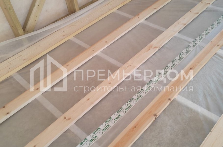 Фото со стройплощадок - Каркасный дом 7.2х8 м.