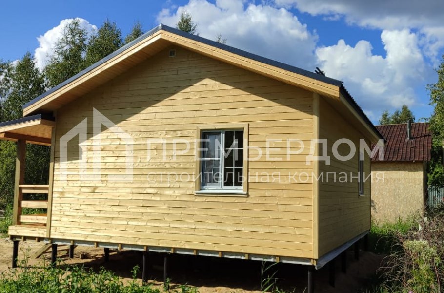 Фото со стройплощадок - Каркасный дом 7.2х8 м.