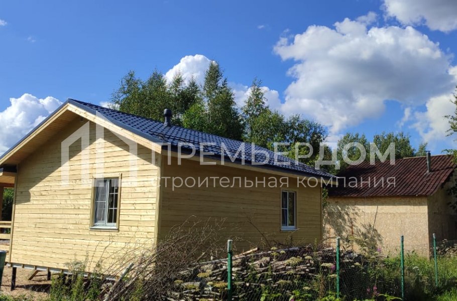 Фото со стройплощадок - Каркасный дом 7.2х8 м.