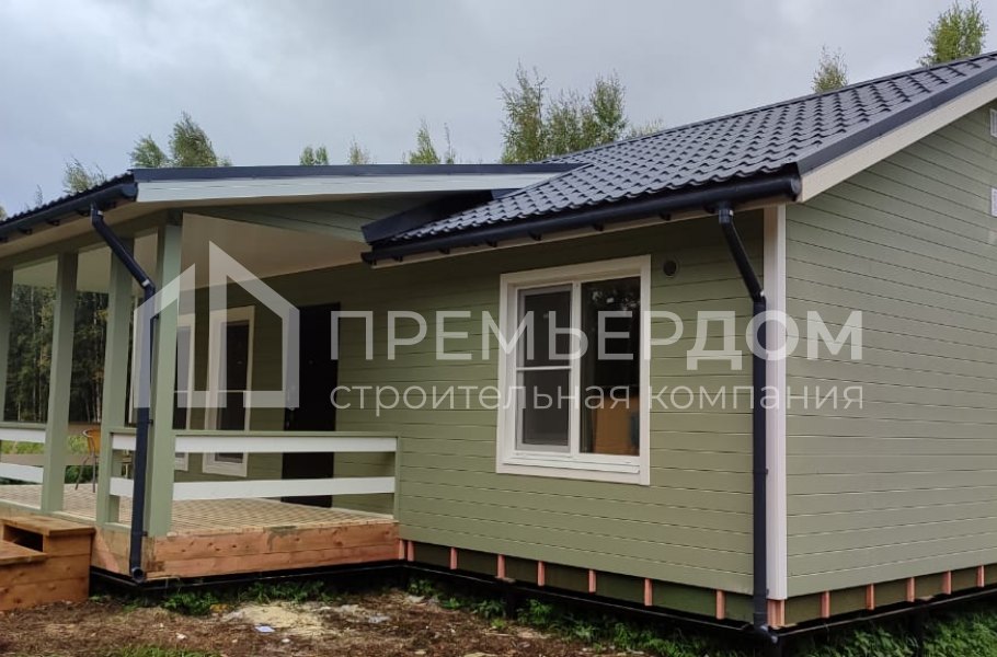 Фото со стройплощадок - Каркасный дом 9х10 м.