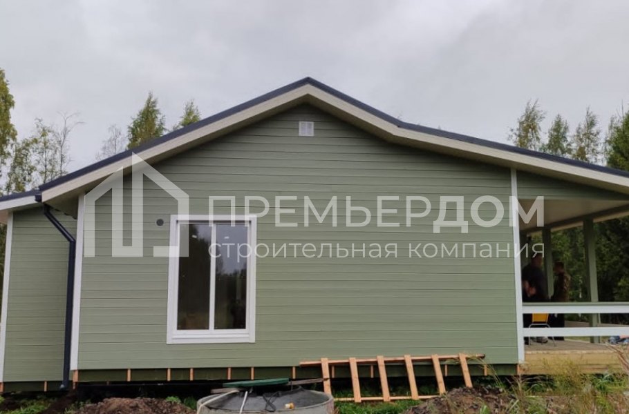 Фото со стройплощадок - Каркасный дом 9х10 м.