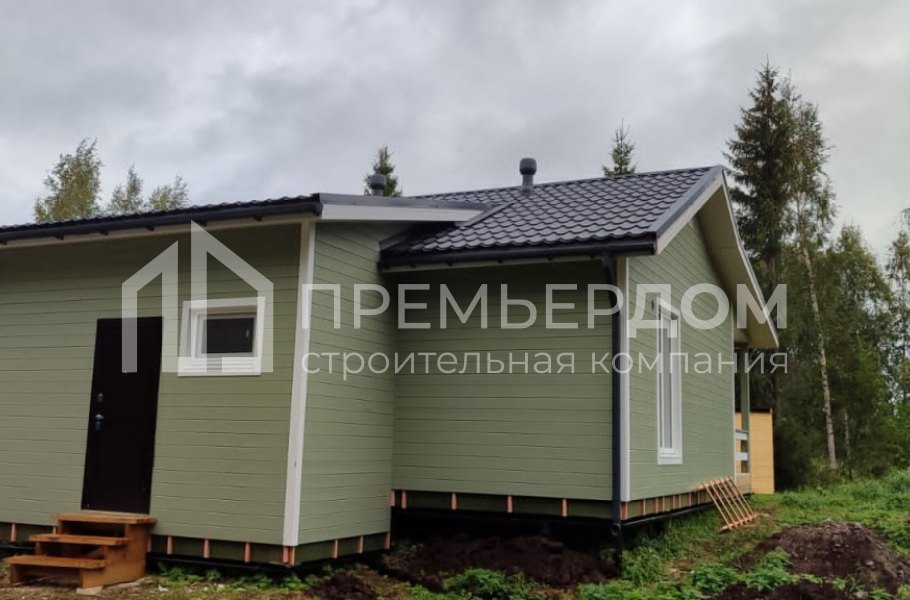 Фото со стройплощадок - Каркасный дом 9х10 м.