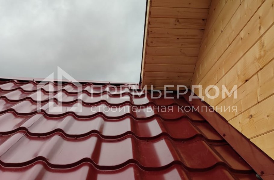 Фото со стройплощадок - Дом из бруса 7,5х8,5 м