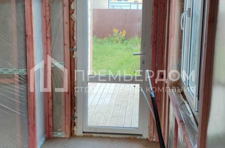 Фото со стройплощадок - Каркасный дом 10х12 м