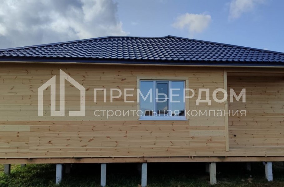 Фото со стройплощадок - Каркасный дом 10х12 м