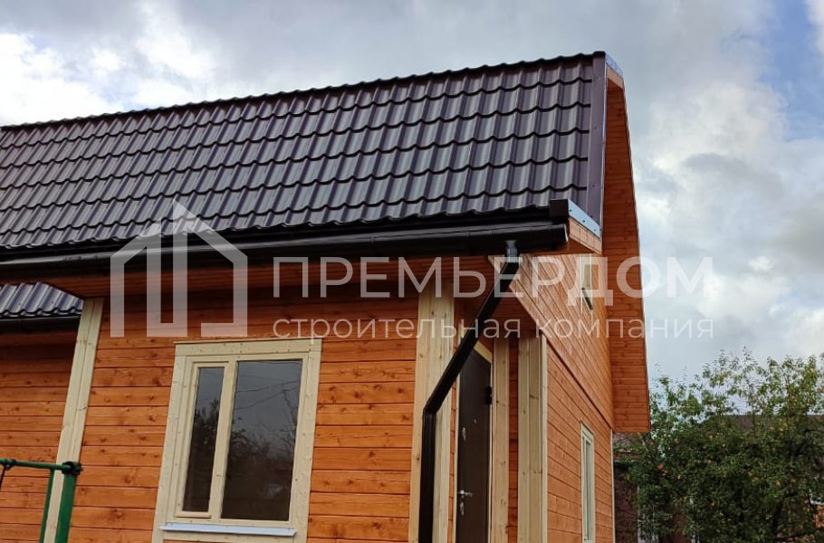 Фото со стройплощадок - Дом из бруса 6х7,2 м