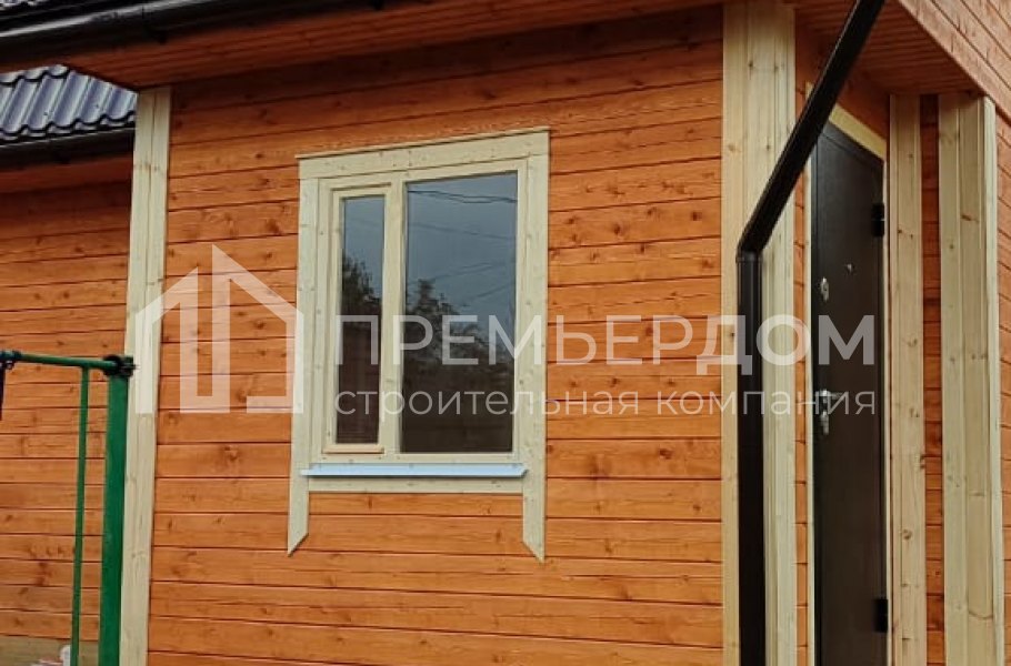 Фото со стройплощадок - Дом из бруса 6х7,2 м