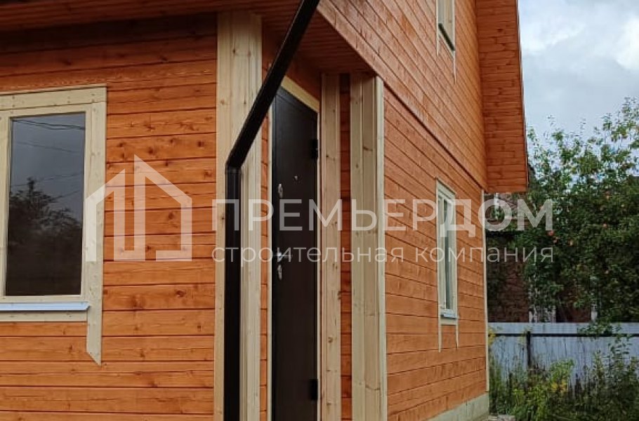 Фото со стройплощадок - Дом из бруса 6х7,2 м