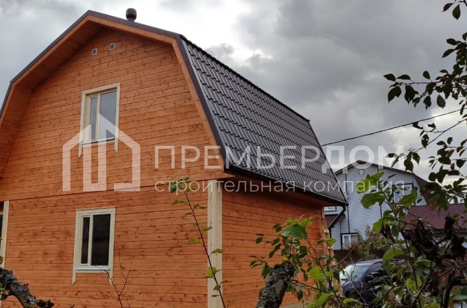 Фото со стройплощадок - Дом из бруса 6х7,2 м