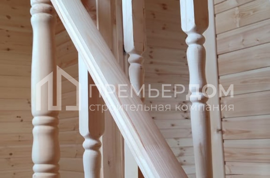 Фото со стройплощадок - Дом из бруса 6х7,2 м