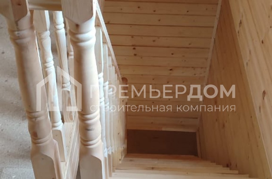 Фото со стройплощадок - Дом из бруса 6х7,2 м