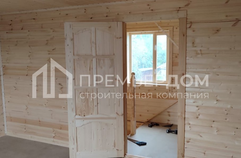 Фото со стройплощадок - Дом из бруса 6х7,2 м