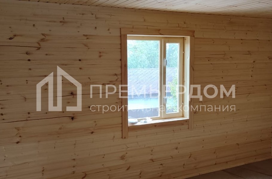 Фото со стройплощадок - Дом из бруса 6х7,2 м