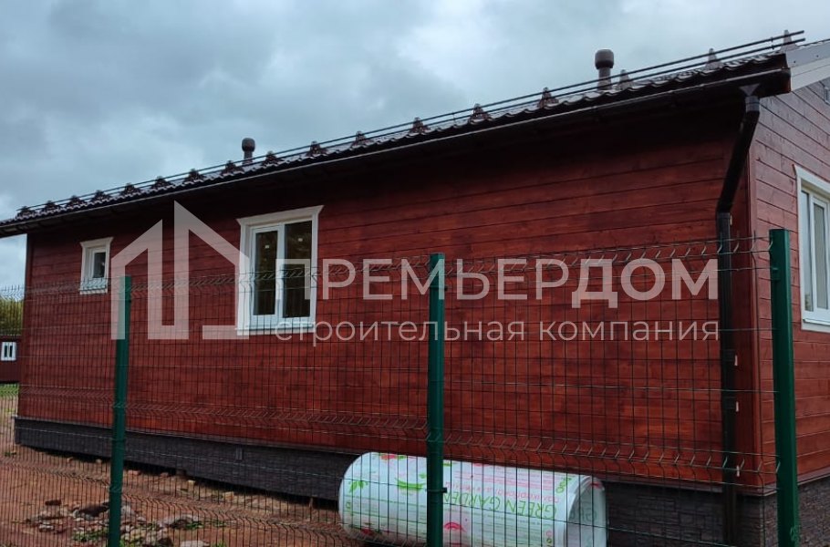 Фото со стройплощадок - Каркасный дом 8,5х11 м 