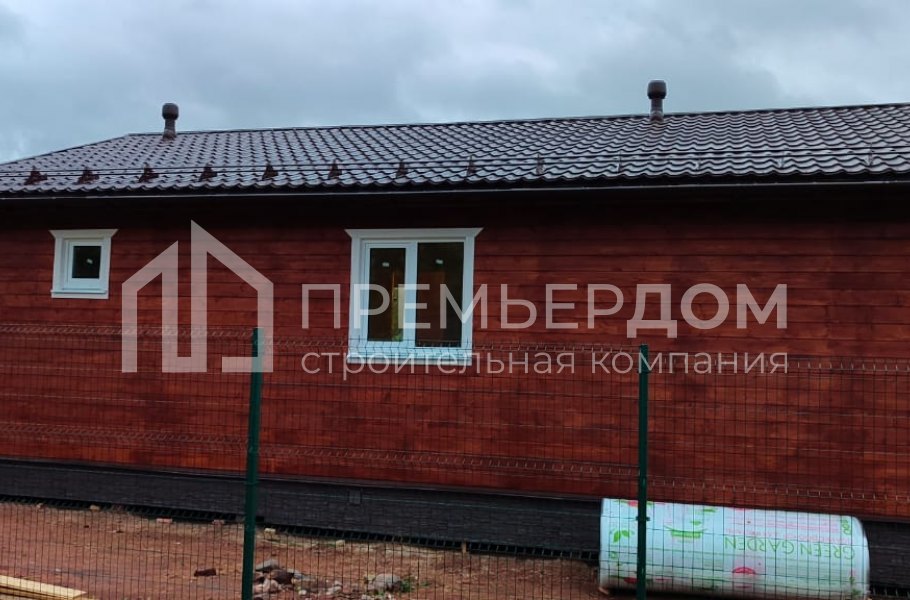 Фото со стройплощадок - Каркасный дом 8,5х11 м 