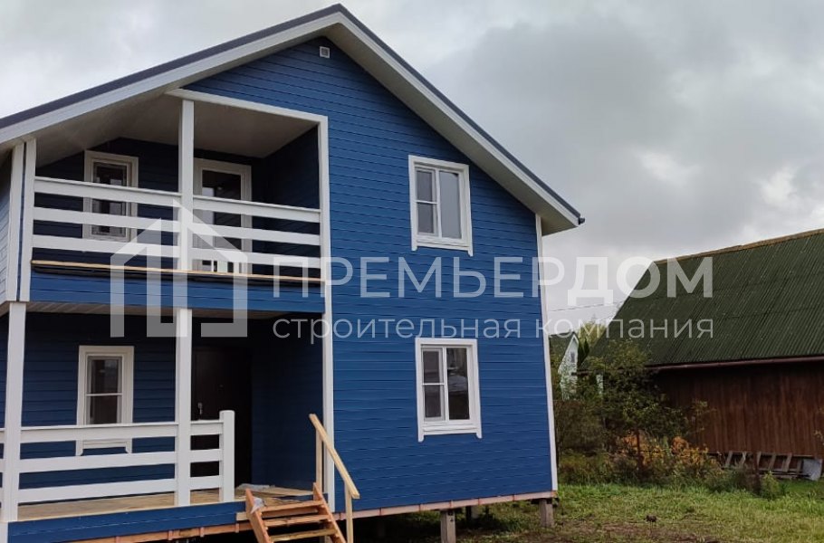 Фото со стройплощадок - Каркасный дом 8х8 м 