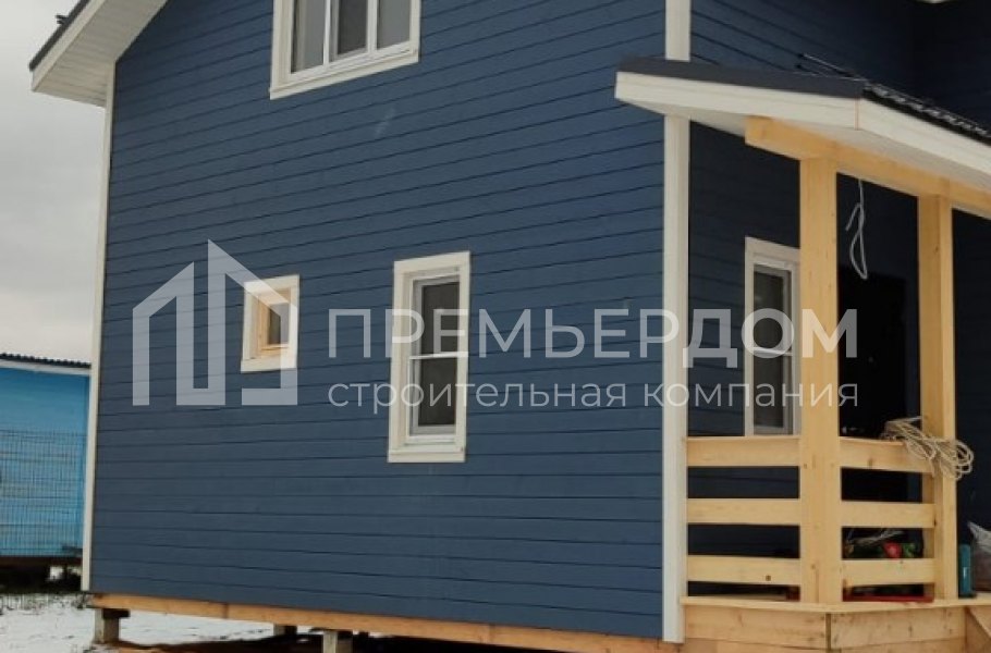 Фото со стройплощадок - Каркасный дом 7х11.5 м.
