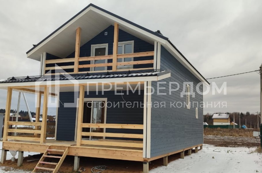 Фото со стройплощадок - Каркасный дом 7х11.5 м.