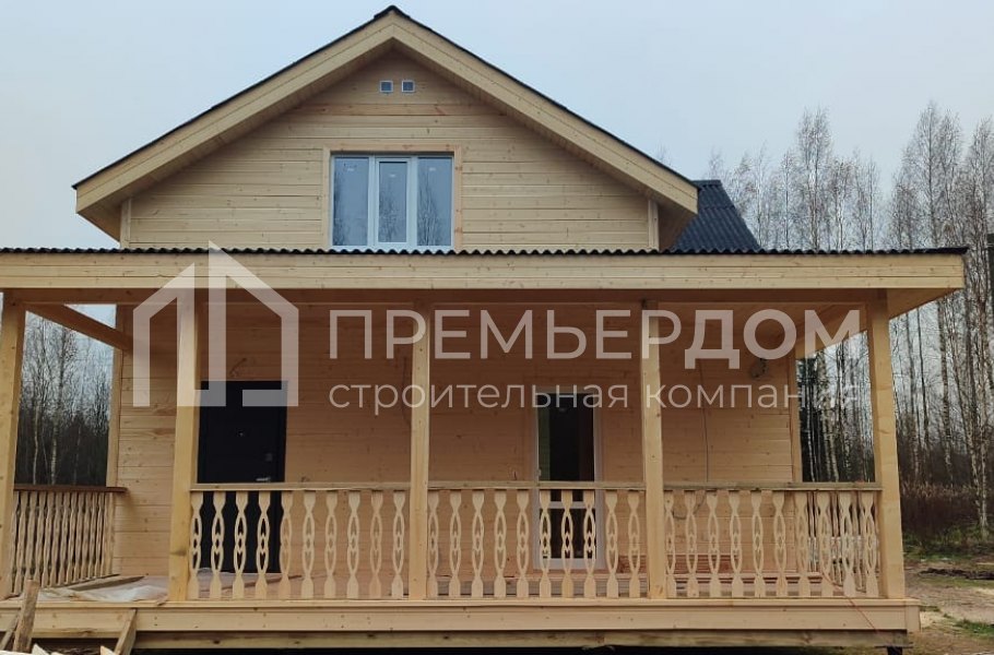 Фото со стройплощадок - Каркасный дом 7,5х13 м