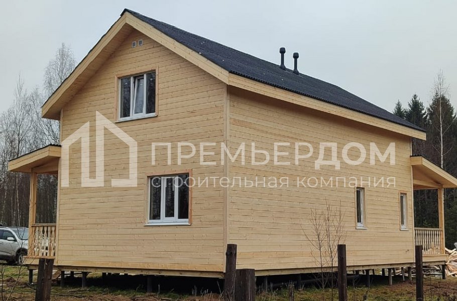 Фото со стройплощадок - Каркасный дом 7,5х13 м